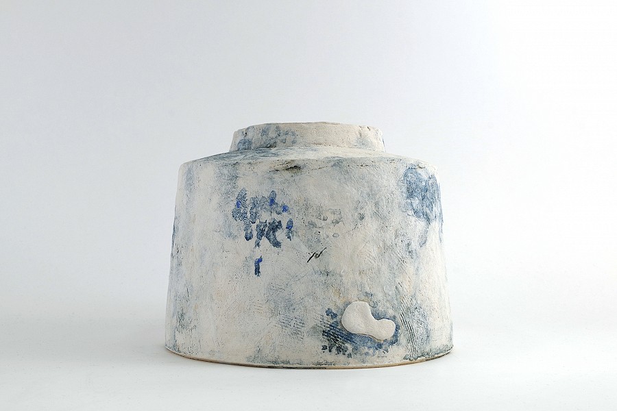 Bottle with clouds wide big