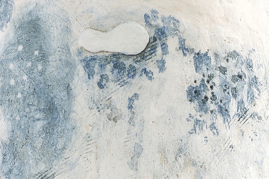 Bottle with clouds wide big